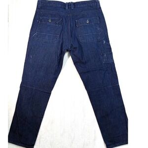 SEAN JOHN Hamilton Tapered Carpenter Pants Jeans Dark Wash Workwear Utility Sz36